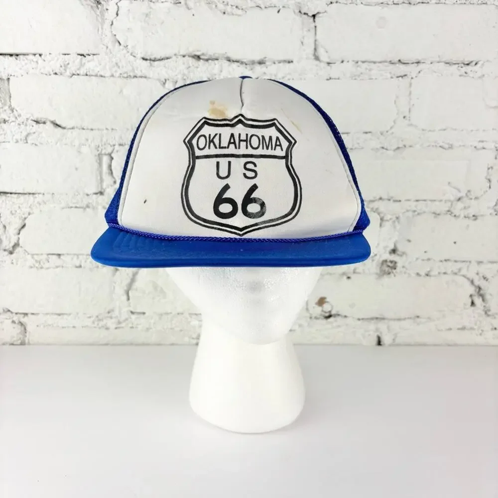 Vintage Oklahoma US 66 Trucker Hat
